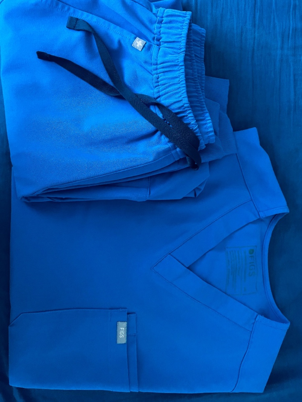 Figs Royal Blue XS set